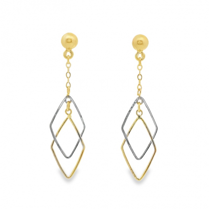 Brincos Ouro Amarelo 9k