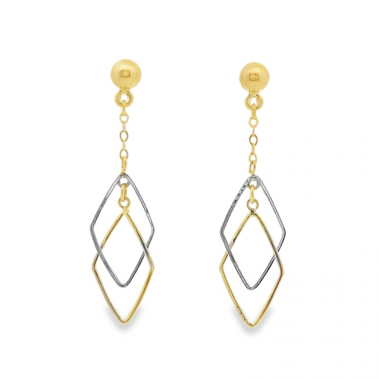 BRINCOS OURO AMARELO 9K