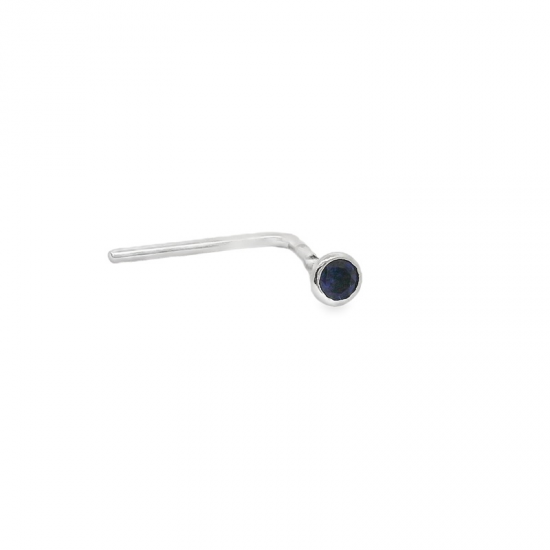 PIERCING DE NARIZ OURO BRANCO 9K PIERCING DE NARIZ OURO BRANCO 9K