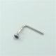 PIERCING DE NARIZ OURO BRANCO 9K PIERCING DE NARIZ OURO BRANCO 9K