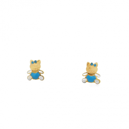 BRINCOS OURO AMARELO 9K