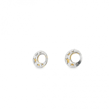 BRINCOS OURO BICOLOR 9K