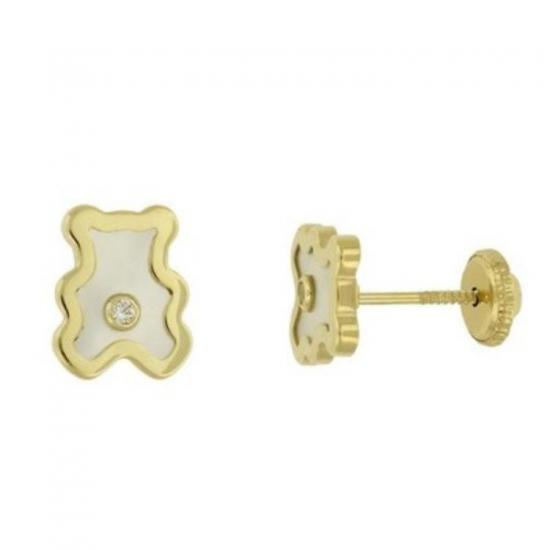 BRINCO OURO AMARELO 9K CRIANÇA