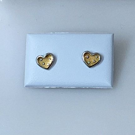 Brincos Ouro Bicolor 9k Brincos Ouro Bicolor 9k