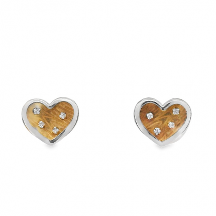 BRINCOS OURO BICOLOR 9K