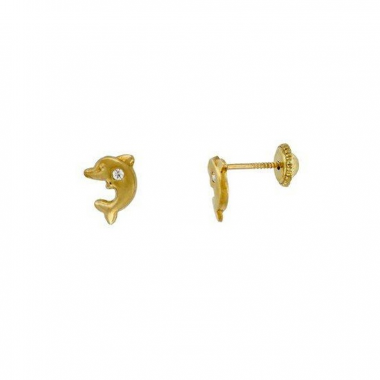 BRINCOS OURO AMARELO 9K CRIANÇA