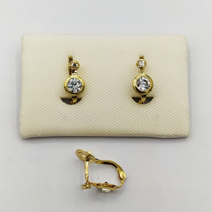 BRINCOS OURO AMARELO 9K