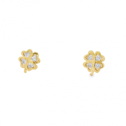 BRINCOS OURO AMARELO 9K