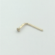 Piercing Nariz Ouro Amarelo 9k