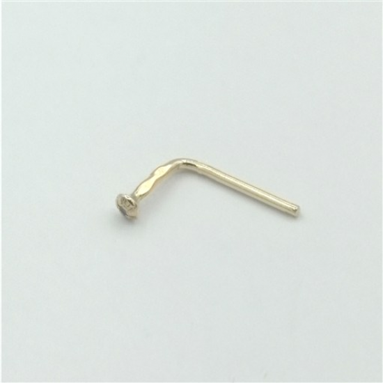 Piercing Nariz Ouro Amarelo 9k