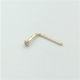 Piercing Nariz Ouro Amarelo 9k