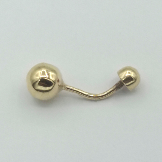 PIERCING OURO AMARELO 9K