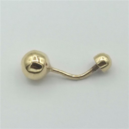 PIERCING UMBIGO OURO AMARELO 9K