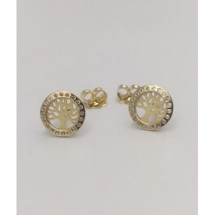 BRINCOS OURO AMARELO 9K