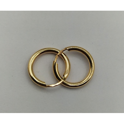 ARGOLAS OURO AMARELO 9K