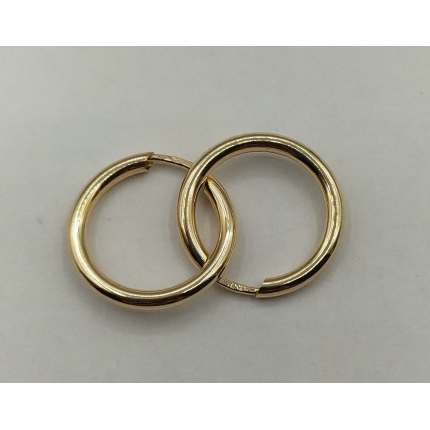 ARGOLAS OURO AMARELO 9K