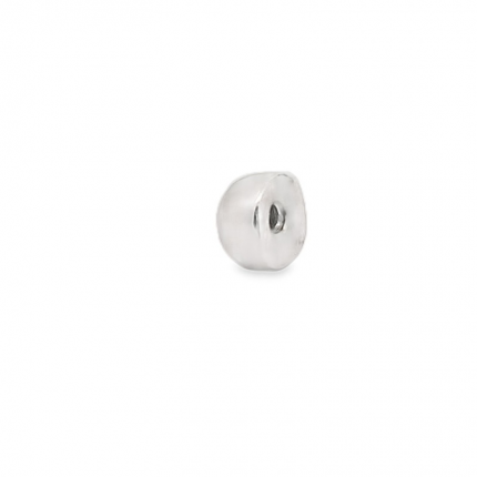 ROSCA PIERCING UMBIGO OURO BRANCO 9K