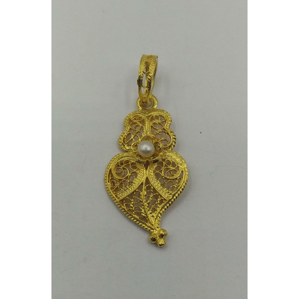 MEDALHA FILIGRANA PRATA DOURADA MEDALHA FILIGRANA PRATA DOURADA