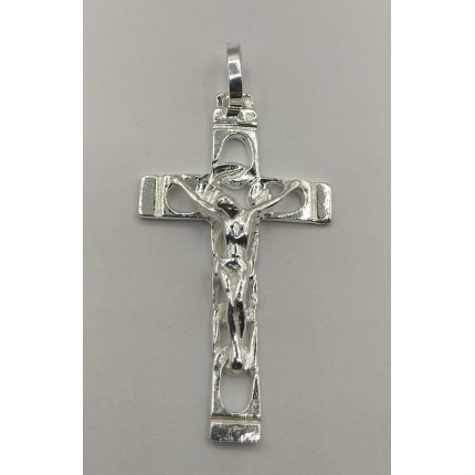 CRUCIFIXO PRATA RODEADA CRUCIFIXO PRATA RODEADA