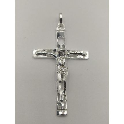 CRUCIFIXO PRATA RODEADA CRUCIFIXO PRATA RODEADA