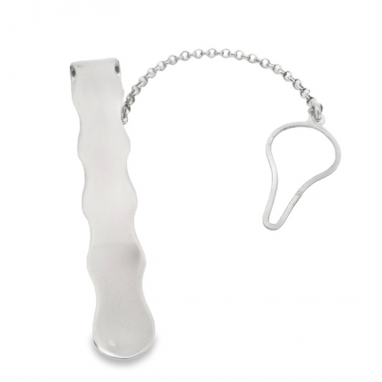 MOLA ALFINETE GRAVATA PRATA RODEADA