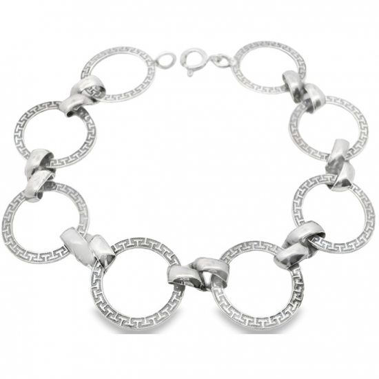 PULSEIRA PRATA ENVELHECIDA