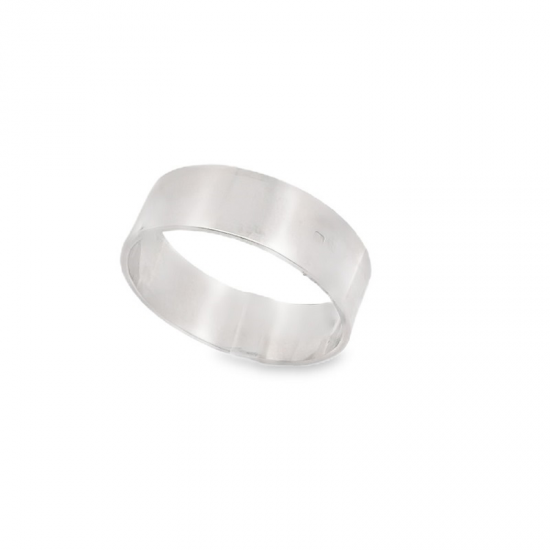 ALIANÇA PRATA RODEADA