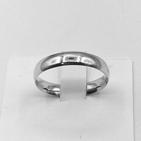 ALIANÇA PRATA RODEADA