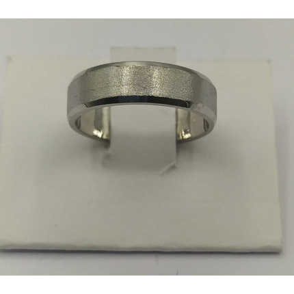 ALIANÇA PRATA RODEADA