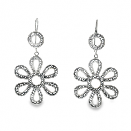 BRINCOS PRATA DOURADA OU RODEADA