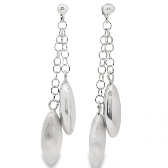 BRINCOS PRATA RODEADA