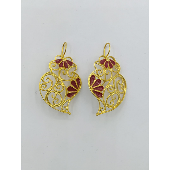 BRINCOS PRATA DOURADA