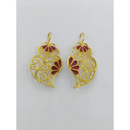 BRINCOS PRATA DOURADA