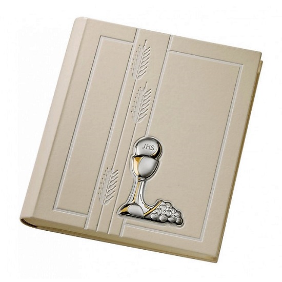 ALBÚM COMUNHÃO PRATA BILAMINADA