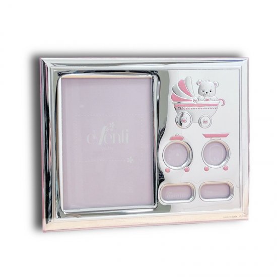 MOLDURA PRATA BILAMINADA CRIANÇA