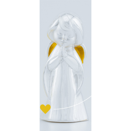 BIBELOT ANJO PRATA BILAMINADA