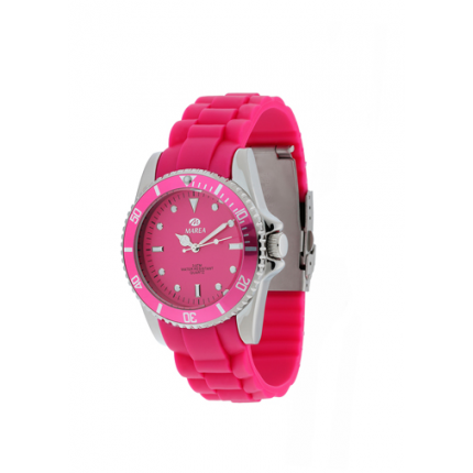 RELÓGIO MAREA SENHORA ROSA. MOSTRADOR METÁLICO FUNDO ROSA RELÓGIO MAREA SENHORA ROSA. MOSTRADOR METÁLICO FUNDO ROSA