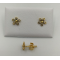 BRINCOS OURO AMARELO 19K CRIANÇA