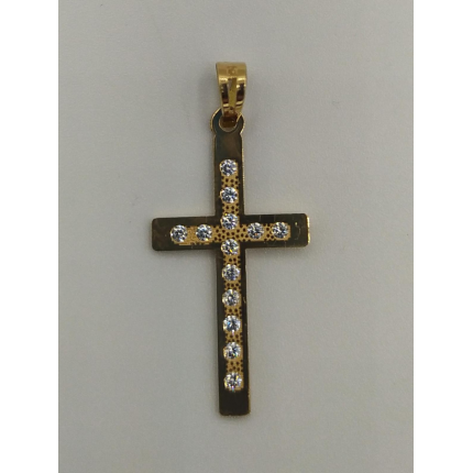 CRUZ OURO AMARELO 19K