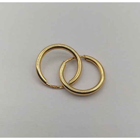 ARGOLAS OURO AMARELO 9K