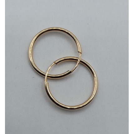 ARGOLAS OURO AMARELO 9K