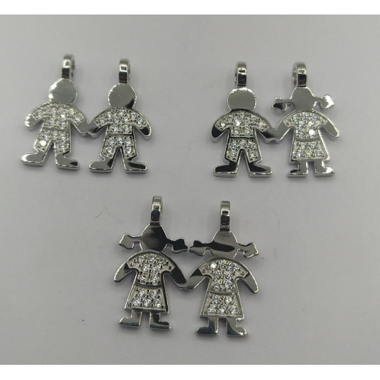 MEDALHA PRATA RODEADA