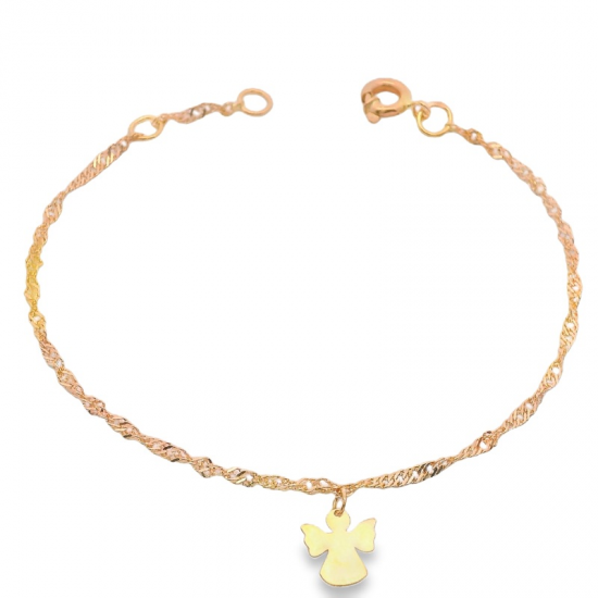 PULSEIRA OURO AMARELO 19K CRIANÇA