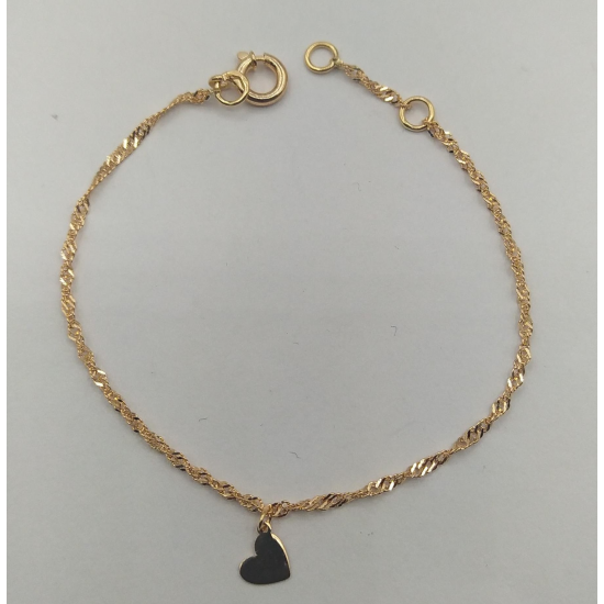 Pulseira Ouro Amarelo 19k Criança