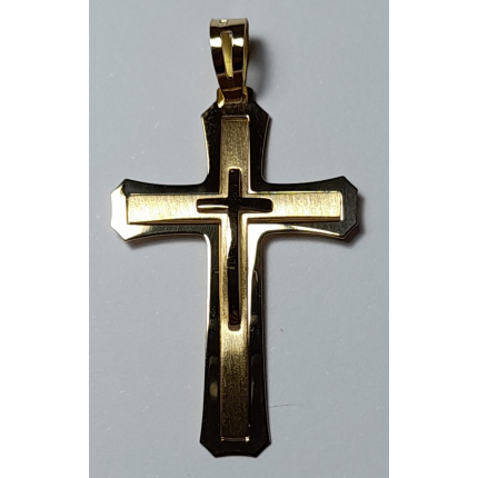 CRUZ OURO AMARELO 19K