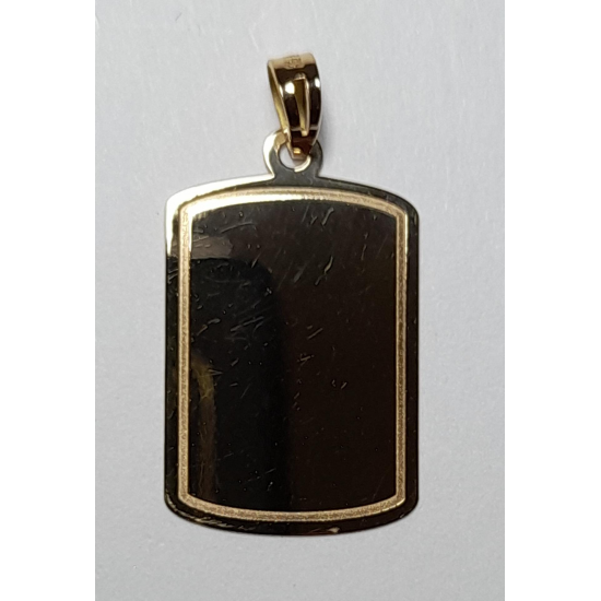 MEDALHA OURO AMARELO 19K
