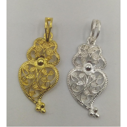 MEDALHA EM FILIGRANA PRATA