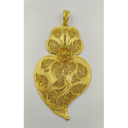 MEDALHA FILIGRANA PRATA DOURADA MEDALHA FILIGRANA PRATA DOURADA