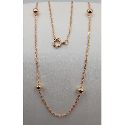 COLAR OURO AMARELO 19K