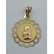 MEDALHA OURO AMARELO 19K